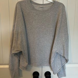 GAP. Ladies crop sweatshirt. Gray. XXL